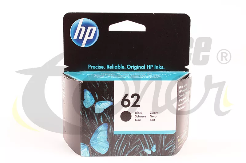 SECAM  CARTOUCHE HP 62 JET D'ENCRE C2P04AE COULEUR NOIR 200P