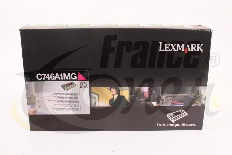 Toner LEXMARK C746A1MG - MAGENTA (rouge) - Form...
