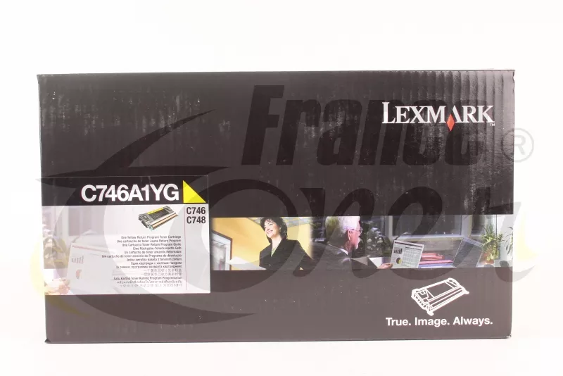 Toner LEXMARK C746A1YG - JAUNE - Format Standard