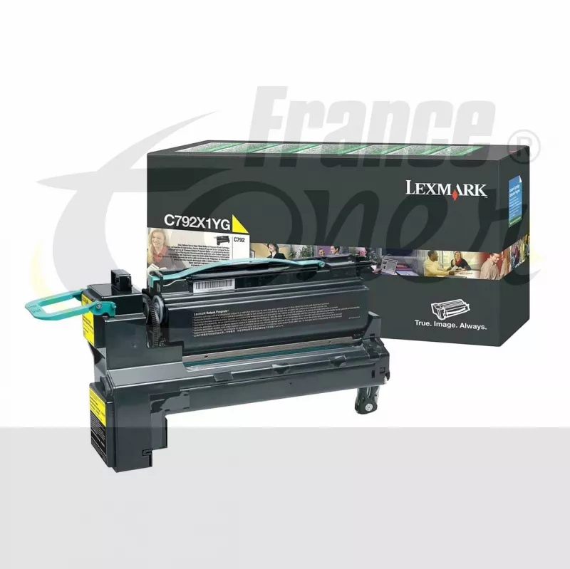 Toner LEXMARK C792X1YG - JAUNE - Format XL
