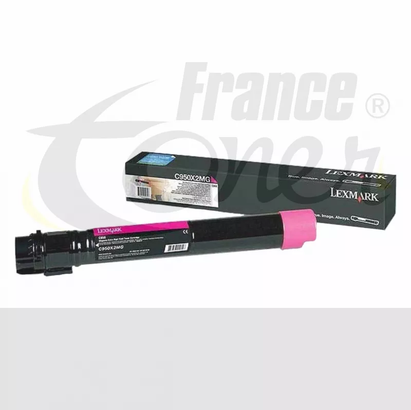 Toner LEXMARK C950X2MG - MAGENTA (rouge) - Form...