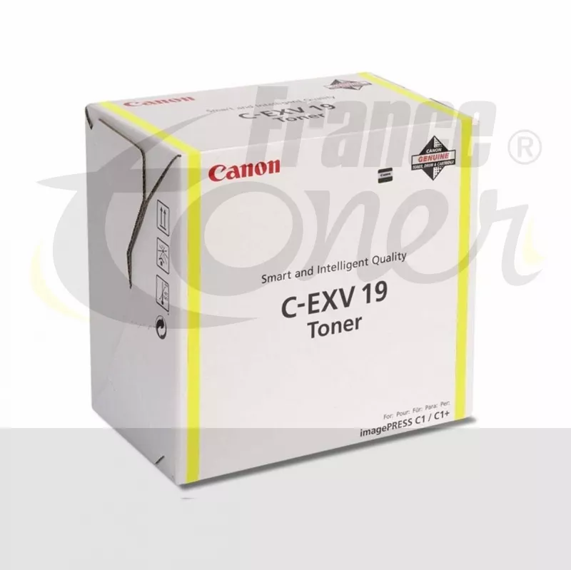 Toner CANON CEXV19Y (400B002) - JAUNE - Format...