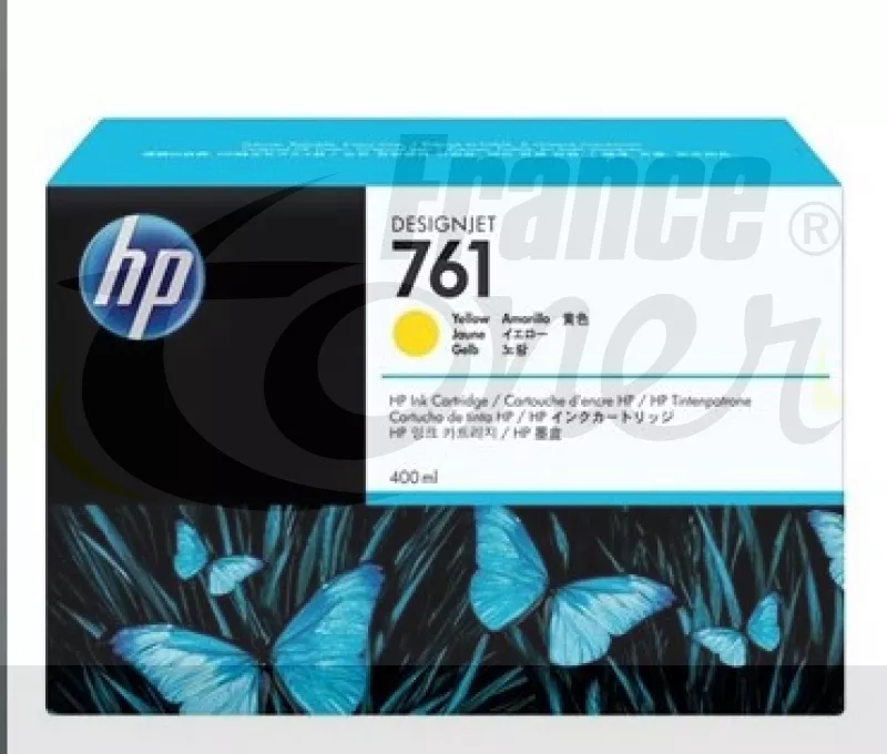 Cartouche d'encre HP 761 (CM992A) - JAUNE - For...
