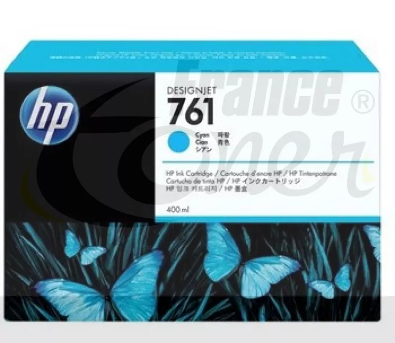 Cartouche d'encre HP 761 (CM994A) - CYAN (bleu)...