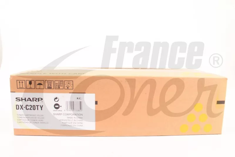 Toner SHARP DXC20TY - JAUNE - Format Standard