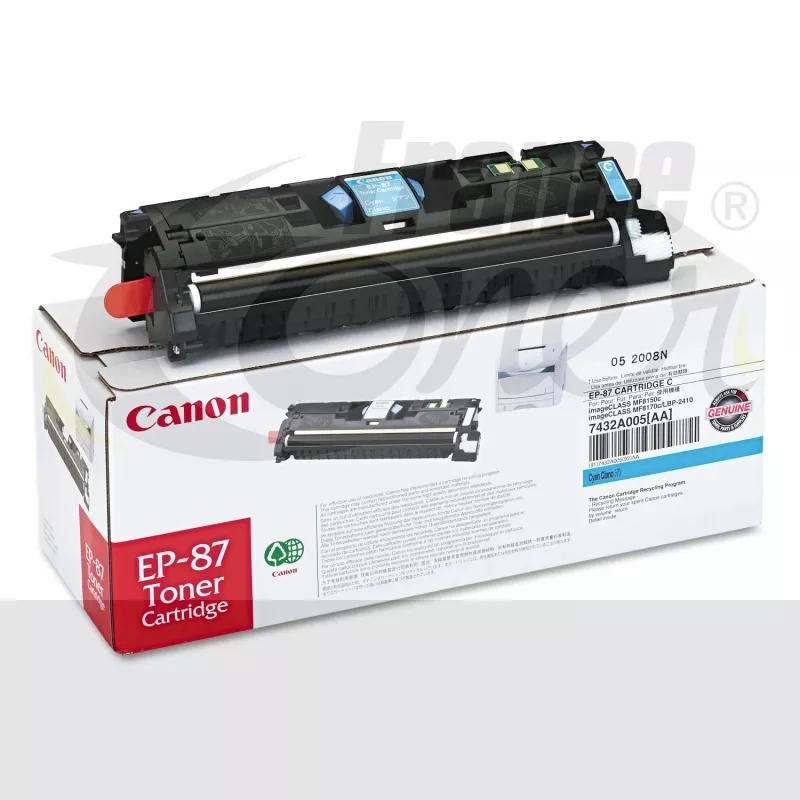 Toner CANON EP87 (EP87C) - CYAN (bleu) - Format...