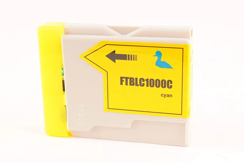 Cartouche d'encre FranceToner équivalent à BROTHER LC-1000C (LC1000C) - CYAN (bleu) - Format Standard