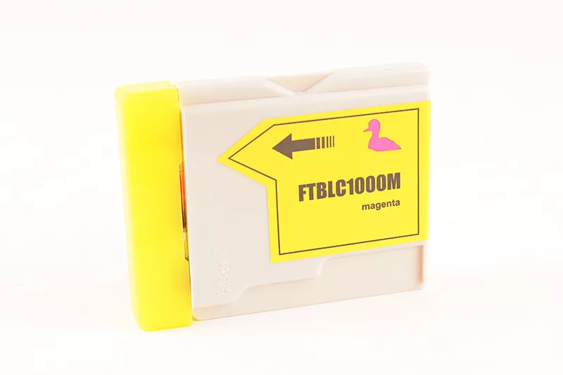 Cartouche d'encre FranceToner équivalent à BROTHER LC-1000M (LC1000M) - MAGENTA (rouge) - Format Standard