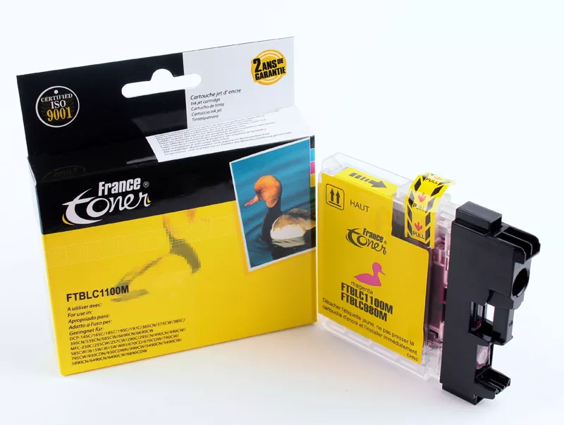 Cartouche Encre FranceToner Compatible BROTHER LC-1100M - FTBLC1100M