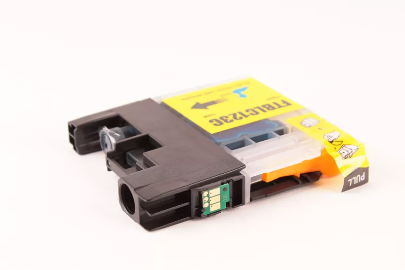 Cartouche d'encre FranceToner équivalent à BROTHER LC-123C Cupcake (LC-123C) - CYAN (bleu) - Format Standard