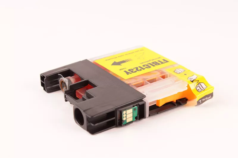 Cartouche d'encre FranceToner équivalent à BROTHER LC-123Y Cupcake (LC-123Y) - JAUNE - Format Standard