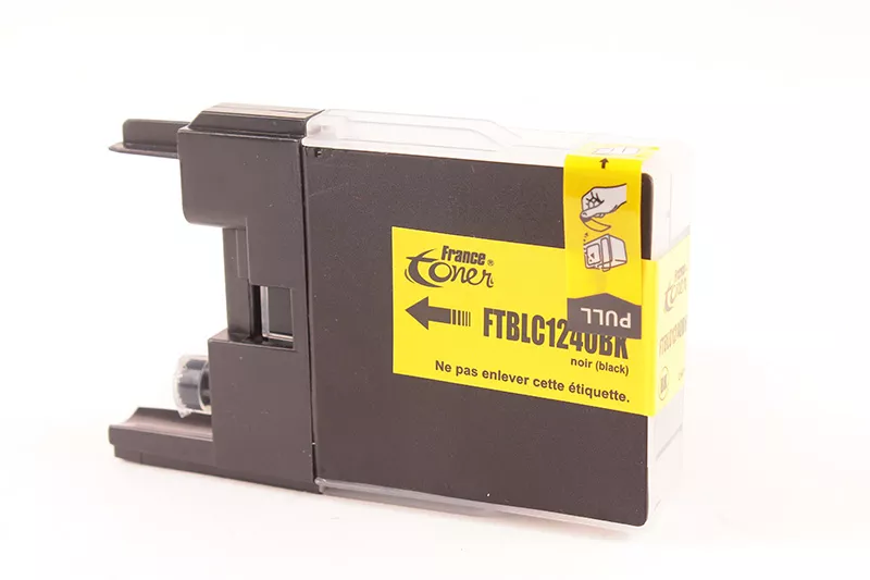 Cartouche d'encre FranceToner équivalent à BROTHER LC-1240BK - NOIR - Format Standard