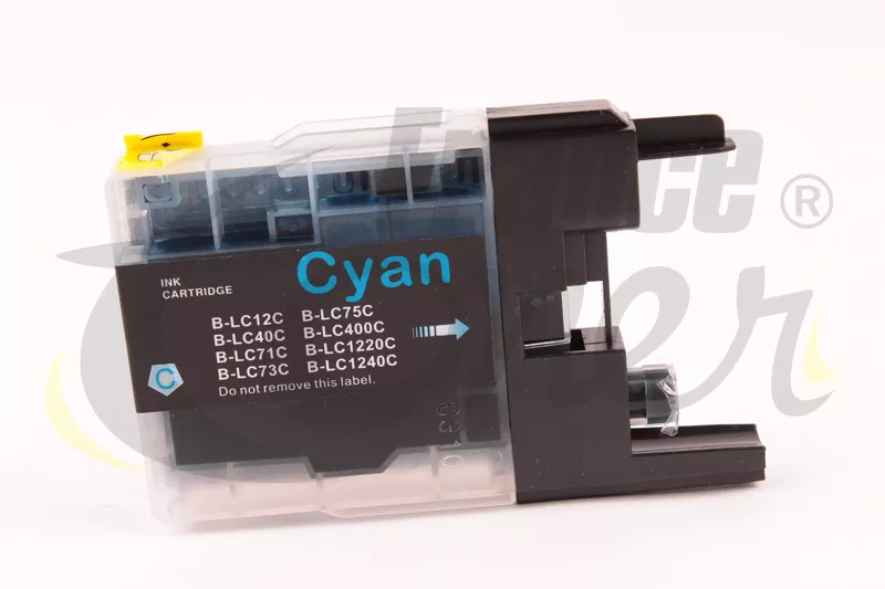 Cartouche d'encre FranceToner équivalent à BROTHER LC-1240C - CYAN (bleu) - Format Standard