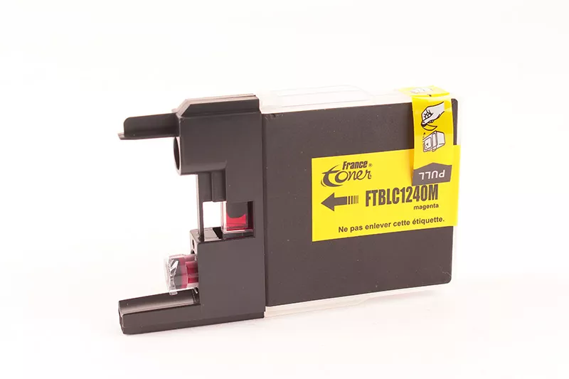 Cartouche d'encre FranceToner équivalent à BROTHER LC-1240M - MAGENTA (rouge) - Format Standard