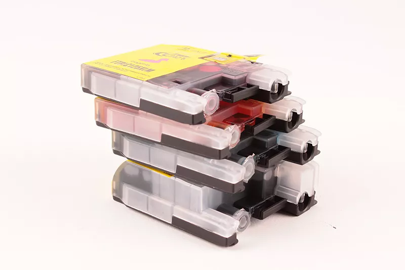 Pack de 4 cartouches d'encre FranceToner équivalent à BROTHER LC125XL LC127XL (LC-127XLVALBPDR) - 4 COULEURS - Format XL