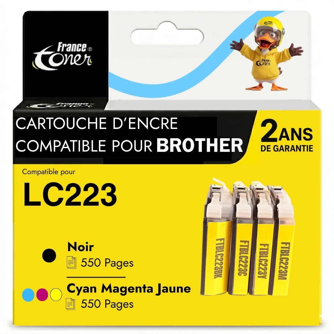 Pack de 4 cartouches d'encre compatibles France...