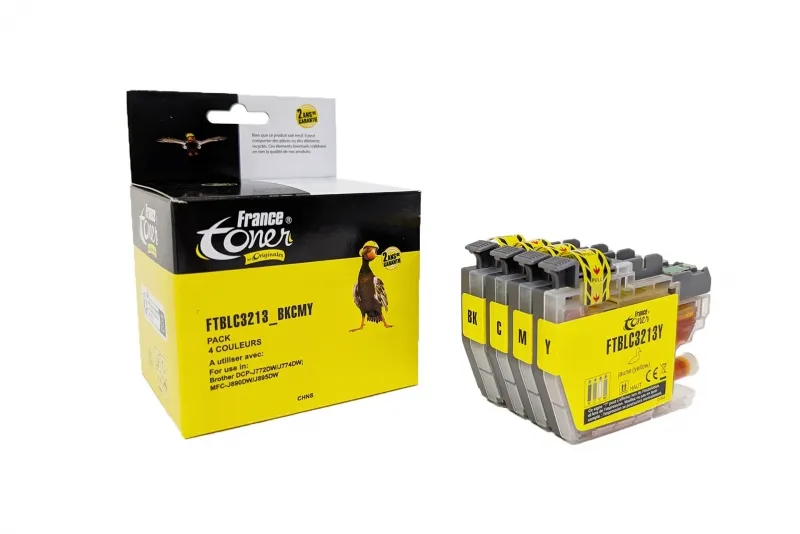 Pack de 4 cartouches d'encre compatibles France...