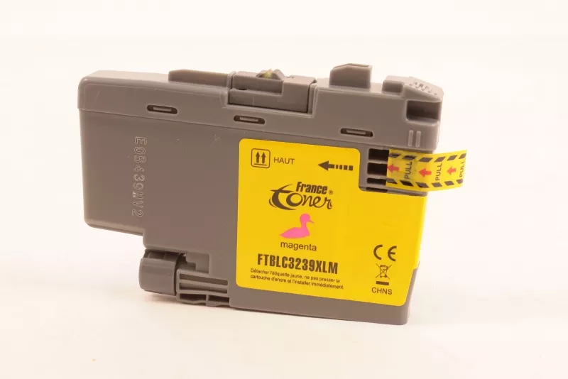 Cartouche d'encre FranceToner équivalent à BROTHER LC-3239XLM - MAGENTA (rouge) - Format Standard