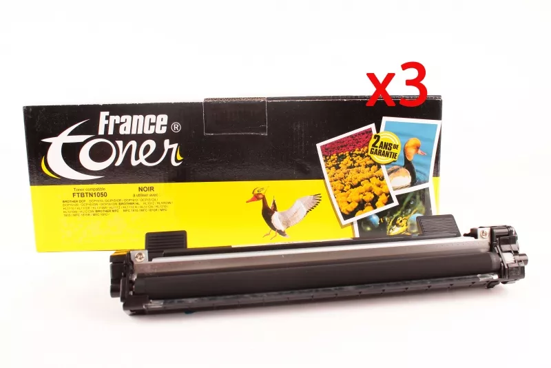 Pack de 3 toners compatibles FranceToner équiva...