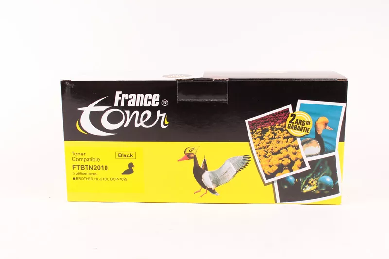 Toner FranceToner équivalent à BROTHER TN2010 (TN-2010) - NOIR - Format Standard