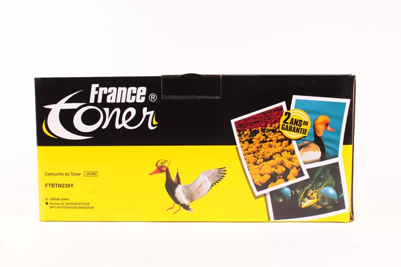 Toner FranceToner équivalent à BROTHER TN230Y (TN-230Y) - JAUNE - Format Standard