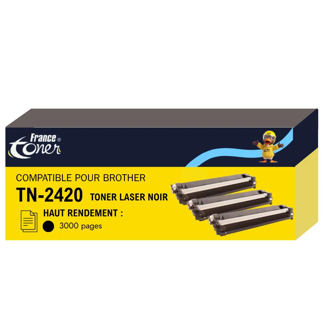 Pack de 3 toners compatibles FranceToner équiva...