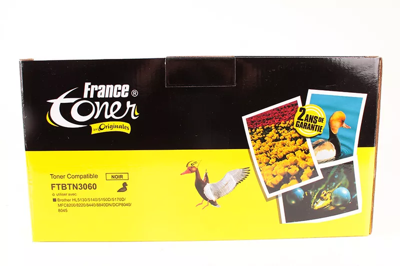 Toner FranceToner équivalent à BROTHER TN3060 (TN-3060) - NOIR - Format XL