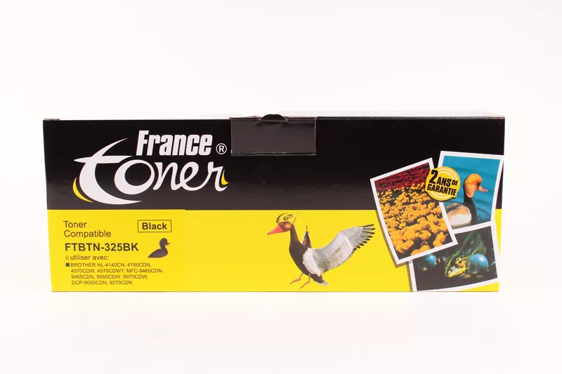 Toner FranceToner équivalent à BROTHER TN325 TN320 TN328 (TN-325BK) - NOIR - Format Standard