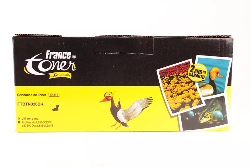 Toner FranceToner équivalent à BROTHER 326 (TN-326BK) - NOIR - Format XL