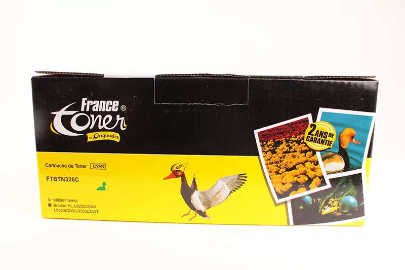 Toner FranceToner équivalent à BROTHER 326 (TN-326C) - CYAN (bleu) - Format XL