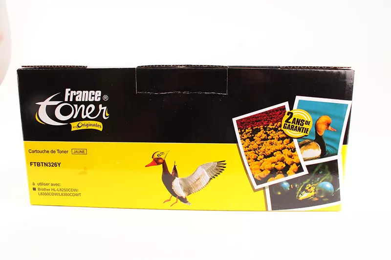 Toner FranceToner équivalent à BROTHER 326 (TN-326Y) - JAUNE - Format XL