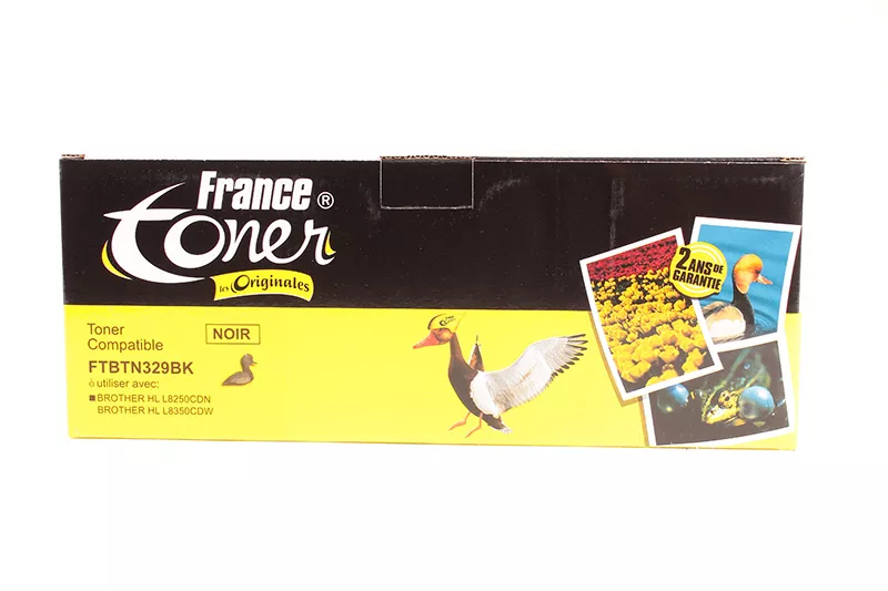 Toner FranceToner équivalent à BROTHER 329K (TN-329BK) - NOIR - Format XL