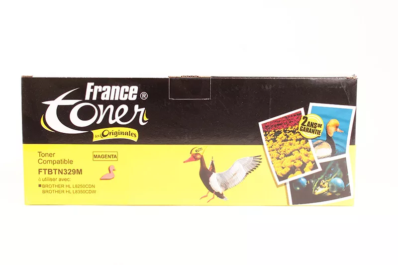 Toner FranceToner équivalent à BROTHER 329M (TN-329M) - MAGENTA (rouge) - Format XL