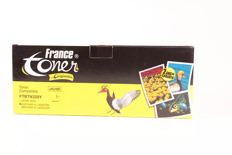 Toner FranceToner équivalent à BROTHER 329Y (TN-329Y) - JAUNE - Format XL