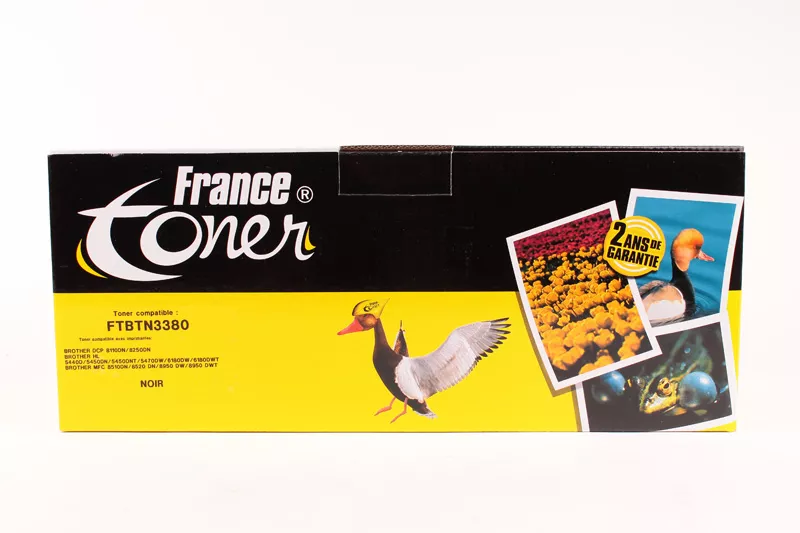 Toner FranceToner équivalent à BROTHER TN3380 (TN-3380) - NOIR - Format XL
