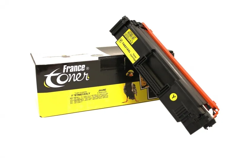 Toner FranceToner équivalent à BROTHER TN821 (TN-821XXLY) - JAUNE - Format XXL
