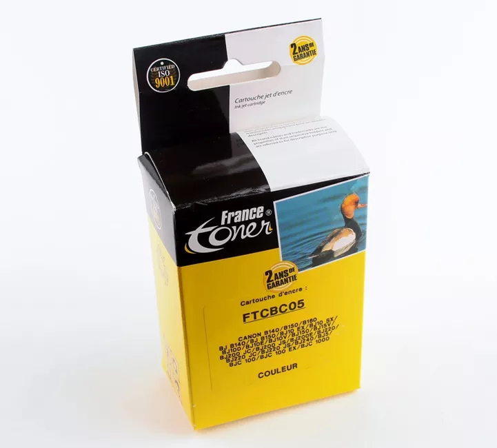 Cartouche d'encre FranceToner équivalent à CANON BC05 - 3 COULEURS - Format Standard