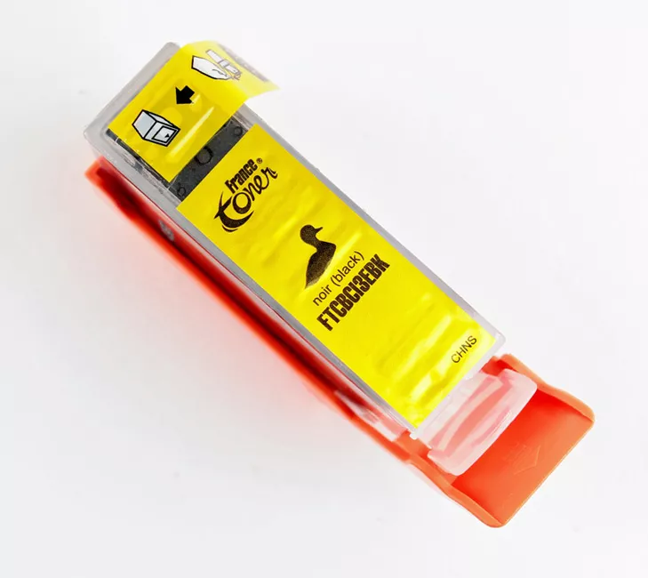 Cartouche d'encre FranceToner équivalent à CANON BCI-3EBK (BCI3EBK) - NOIR - Format Standard