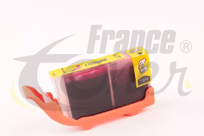 Cartouche d'encre FranceToner équivalent à CANON BCI-6M - MAGENTA (rouge) - Format Standard