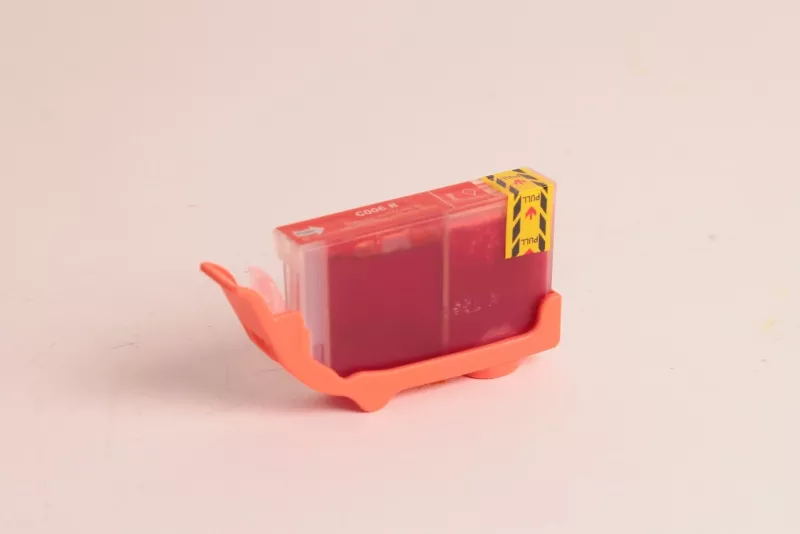 Cartouche d'encre FranceToner équivalent à CANON BCI-6R - ROUGE - Format Standard