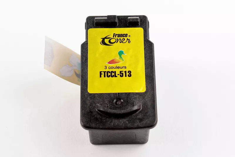 Cartouche d'encre FranceToner équivalent à CANON CL513 (2971B001) - 3 COULEURS - Format XL