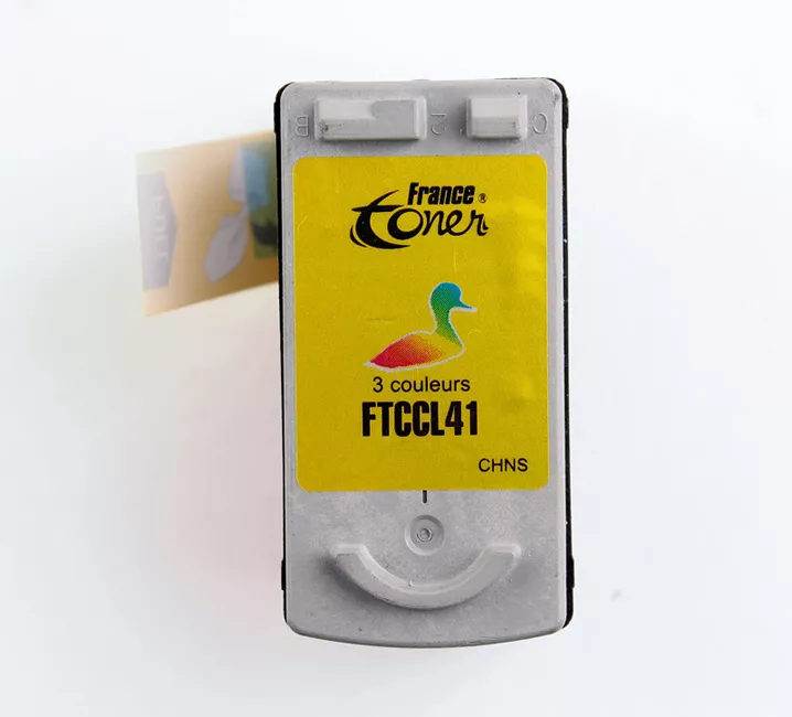 Cartouche d'encre FranceToner équivalent à CANON CL41 (0617B001) - 3 COULEURS - Format Standard
