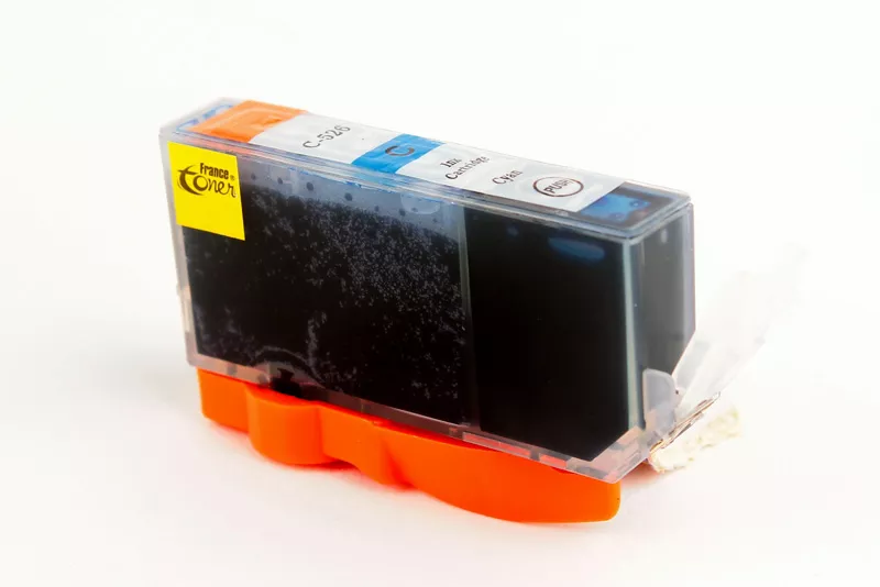 Cartouche d'encre FranceToner équivalent à CANON CLI526C (4541B001) - CYAN (bleu) - Format Standard