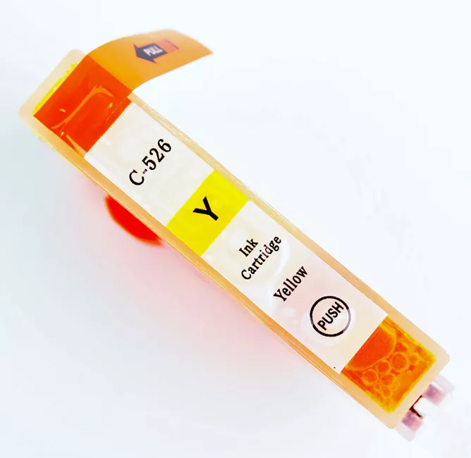 Cartouche d'encre FranceToner équivalent à CANON CLI526Y (4543B001) - JAUNE - Format Standard