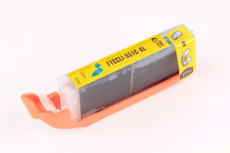 Cartouche d'encre FranceToner équivalent à CANON CLI551CXL (6444B001) - CYAN (bleu) - Format XL