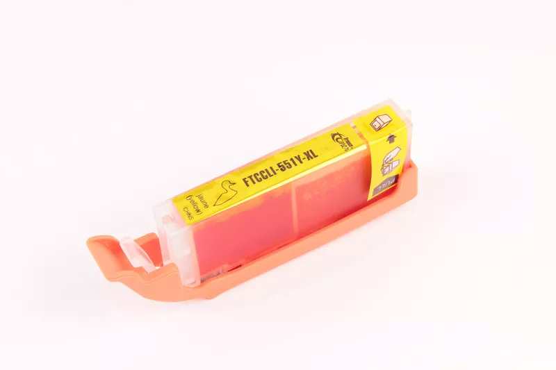 Cartouche d'encre FranceToner équivalent à CANON CLI551YXL (6446B001) - JAUNE - Format XL