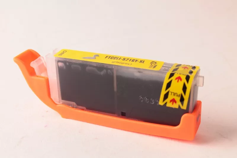 Cartouche d'encre FranceToner équivalent à CANON CLI571GYXL (335C001) - GRIS - Format XL