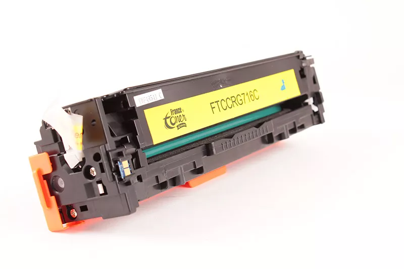 Toner FranceToner équivalent à CANON 716C (1979B002AA) - CYAN (bleu) - Format Standard