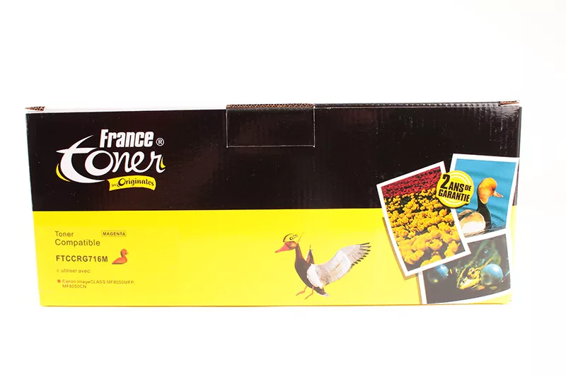 Toner FranceToner équivalent à CANON 716M (1978B002AA) - MAGENTA (rouge) - Format Standard