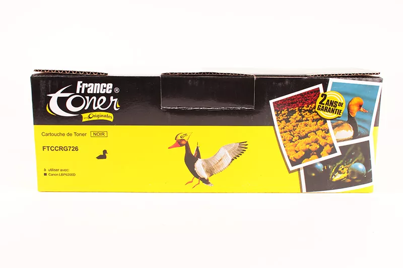 Toner FranceToner équivalent à CANON 726 (CRG726) - NOIR - Format Standard